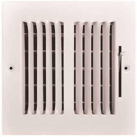 Tru Aire 6 in. x 6 in. 2-Way Steel Wall/Ceiling Register 102M 06X06